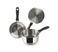 Ibili Casserole en acier inoxydable 12 cm - Compatible induction