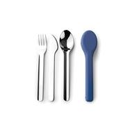 IBILI - Set de 3 couverts Go, acier inoxydable, avec étui en silicone