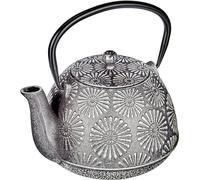 IBILI - Théière en Fonte Bali, 1,2 Litre, Intérieur Émaillé, Compatible avec Les Plaques à Induction