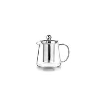Ibili – Théière en verre avec filtre d'infusion – Borosilicate 450 ml – Argent
