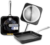 Ibili Titan 465128 poêle à frire, fonte/aluminium coulé, adapté à la cuisson à induction, revêtement anti-adhésif