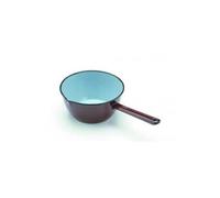 IBILI - Saucière conique avec bec verseur marron, 18 cm, Acier émaillé, Compatible avec l’induction