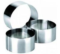IBILI – Cercle inox Clasica 716010 – Acier inoxydable – 10 x 4,5 cm – Argent