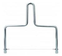 IBILI 724917 Lyre Coupe Fromage, Fonte, Argent, 21.99 x 18.49 x 0.99 cm