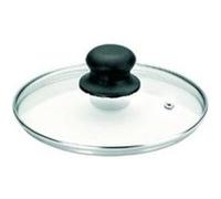 Ibili Couvercle en verre 970716 Transparent, trou anti-vapeur 16,9 x 16,9 x 5,8 cm