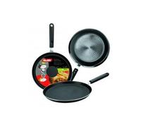 IBILI - Poêle à crêpes Indubasic, 28 cm, Aluminium, Antiadhésif, Compatible avec l’induction