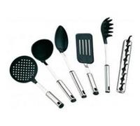Ecumoire Nylon Manche Inox Supreme