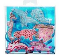 Ibili 723500 Lot de 7 coupe-pâtes étames animaux de la mer (8..12 cm)