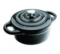 IBILI - Ustensiles et accessoires de cuisine - mini cocotte ronde noire ( 725910N-1 ) G