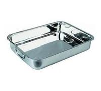 IBILI - Ustensiles et accessoires de cuisine - plat a rôtir inox anses pliantes 35cm ( 6514-35-4 ) G