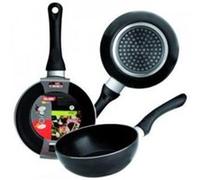 Ibili Wok Indubasic 16 cm Aluminium Antiadhésif Compatible avec l’induction