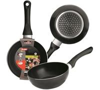 IBILI - Wok Indubasic, 16 cm, Aluminium, Antiadhésif, Compatible avec l’induction