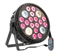 Ibiza Light BIGPAR-16RGBW4WWCW - Projecteur PAR XXL 16 LED 4W RGBW 4-EN-1 + 4 LED 30W Blanc Chaud / Froid