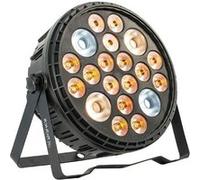 Ibiza Light BIGPAR-16RGBW4WWCW - Projecteur PAR XXL 16 LED 4W RGBW 4en1 + 4 LED 30W Blanc Noir