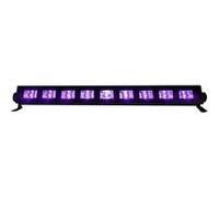 Ibiza Barre à LED IBIZA LIGHT LED-UVBAR 9x3W Effet UV Électrique Noir