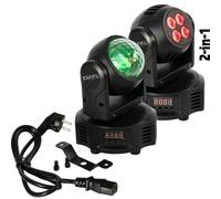 Ibiza Light MH-ASTRO-WASH - Jeu de lumière Lyre 14/18 canaux DMX, Stroboscope, Dimmer, LED RGBW