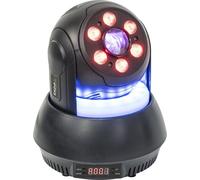 IBIZA LIGHT STAR-WASH-BL - Lyre Wash 30W à Gobos et anneau Lumineux