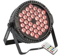 Ibiza Light THINPAR-36X1w-RGB Pars à leds Noir