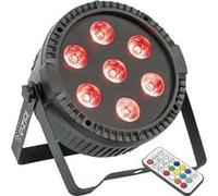 Ibiza Light THINPAR-7X6-RGBW - Projecteur Par Extra Plat 7 LED RGBW 6W Noir G