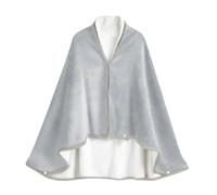 IBLUELOVER Poncho Châle Femme Couverture Plaid Cape Écharpe Double Face Polaire Couverture de Lit Canapé Voiture Salon Chambre Hiver Chaud Multi-Usage Cardigan Écharpe Wrap Cape Châle avec Bouton