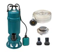 IBO Kit Pompe Furiatka 1100 + Tuyau 20m 2" + Raccord