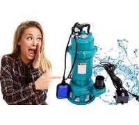 IBO | Pompe submersible Furiatka 1100 - 230 V - Robuste et efficace - Système de broyeur