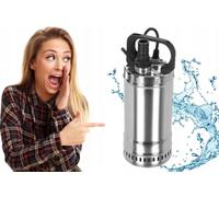 IBO | Pompe submersible SWQ 1100 - Inox - 1100 W - Haute performance - Idéale pour drainage