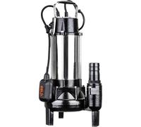 IBO | Pompe submersible WQ 1500 - Acier inoxydable - Haute performance - Idéale pour eaux usées