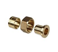 IBP Bänninger - Raccord à glissement - Lot 10 Raccords PER à glissement Ø16 - Femelle écrou libre 3/8" (12/17) -