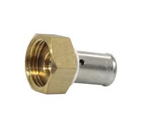 IBP Bänninger - Raccord à sertir - Lot de 10 raccords à sertir Ø12x1,1 - Femelle écrou Libre 1/2" (15/21) -