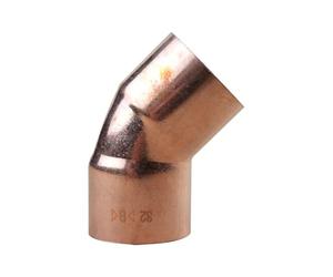 IBP Bänninger - Raccord Cuivre à souder - Courbe Cuivre à souder FF 45° - Ø32