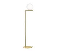 FLOS – Lampadaire IC Lights F2 – Laiton brossé opale H 185,2 cm Ø 30 cm