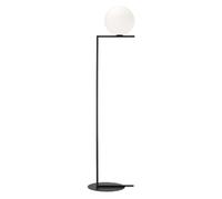 FLOS lampadaire IC F2 (Noir - Verre soufflé et métal)