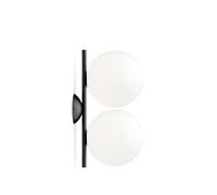 Flos Applique murale IC lights C/W1 Double Noir-opale