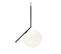 FLOS Suspension IC Lights S2 verre soufflé et métal Noir-opale