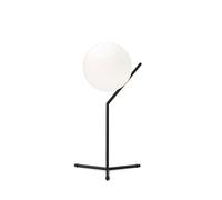 FLOS Lampe de table IC Lights T1 High Verre soufflé et métal Noir-opale