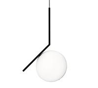 FLOS Suspension IC Lights S2 verre soufflé et métal Noir-opale