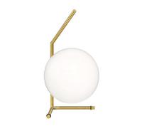 FLOS Lampe de table IC Lights T1 Low – Laiton brossé opale