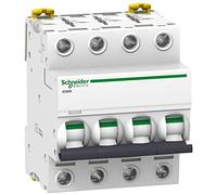 Acti9 iC60N - Disjoncteur - 4P - 10A - Courbe D - 400Vca - 6000A/10kA - SCHNEIDER ELECTRIC - A9F75410