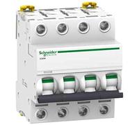 Schneider Electric Disjoncteur Acti9 iC60N A9F75440 – 4P 40A Courbe D 400Vca 6000A/10kA