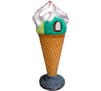 Ice Cream Figure Design Poubelle Panier Statues Statue Représentant 145 cm