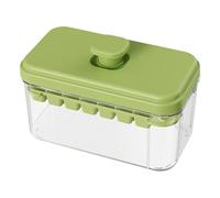 Ice Mold, Non-Stick Empty Moulds, Large Capacity Freezing Tray, Reusable Kitchen Supplies Ideal for Soda, Cocktails, Whisky, Coffee, 22x12x11.5cm MatchaGreen