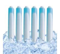Ice Sticks for Cooling - 6 Pieces Reusable Freezable Cooling Rods | Portable Safe Ice Sticks | Ultra-Low Temperature Refrigerant, Long-Lasting Icê Pack, for Home Travel Picnic Camping Lunch Box Cooler