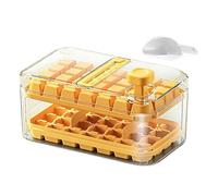 Ice Tray - Press Design Friezer Mold | Ice Maker With Lid And Bin, Kitchen Cube Mold Set, Easy Release Ices Tray Collection For Home Kitchen Party Family Gathering Picnic Camping