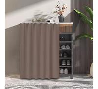 Icegrey Étagères à Rideaux Armoire à Rideaux Support de Rangement pour étagères Panneau Mural Porte Suspendue Style 11 90x80cm