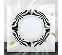 ICEMOB Extracteur d'air 300 * 300Mm,Extracteur d'air Salle De Bain avec Lumière LED,Ventilateur Extracteur Plafond Et Montage Mural,Extracteur Air Chaud pour Cuisine,Toilettes,Garage
