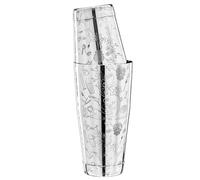 ich-zapfe.de Shaker Cocktail - Collabo TIN on TIN Acier Inoxydable - 28oz/18oz - avec Gravure - Limited Edition