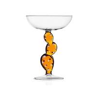 Ichendorf Milan Coupe Champagne, Cactus Ambra, Collection Desert Plants, 30 cl, verre borosilicaté, fait à la main