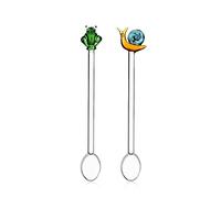 Ichendorf Milano 09352370 2 cuillères à café, Verre borosilicate