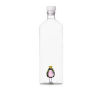 Ichendorf Milano Bouteille, Cactus Fleur Rose, Collection Desert Plants, 115 cl, Verre borosilicate, Fait à la main